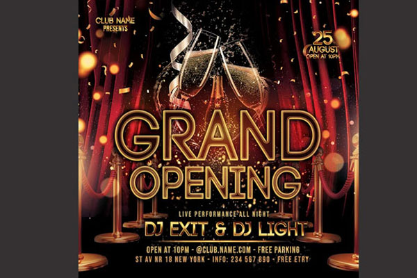 Grand Opening Event Banners – Free & Premium PSD, Ai, Word ( Doc ), InDesign, Vector, EPS, PNG, TIFF, Formats Download